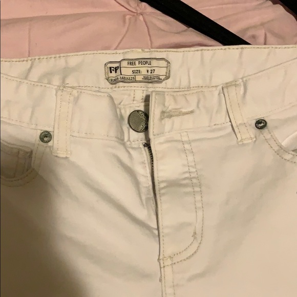 Free people white skinny jeans - Picture 2 of 4